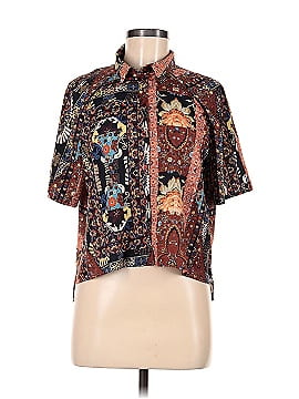 Topshop Short Sleeve Blouse (view 1)