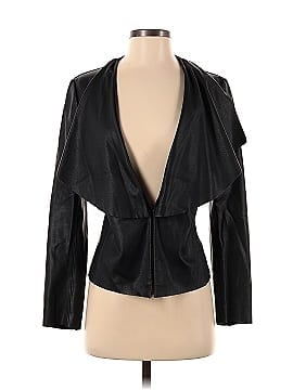 Zara Basic Faux Leather Jacket (view 1)