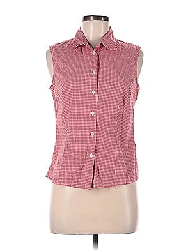 Evan Picone Sleeveless Button-Down Shirt (view 1)