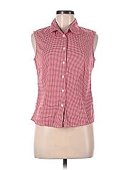 Evan Picone Sleeveless Button Down Shirt