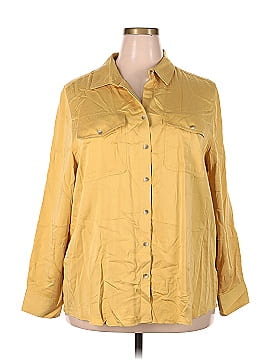 Chico's 3/4 Sleeve Button-Down Shirt (view 1)