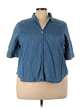 J.Crew 3/4 Sleeve Button-Down Shirt (view 1)