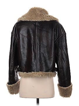 Zara Faux Leather Jacket (view 2)