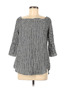 White House Black Market 3/4 Sleeve Blouse (view 1)