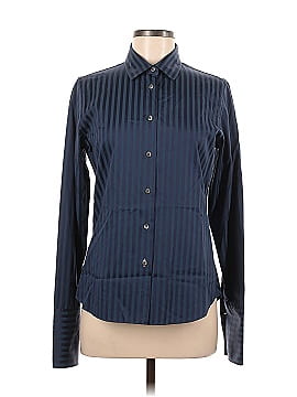 Pink Tartan Long Sleeve Blouse (view 1)