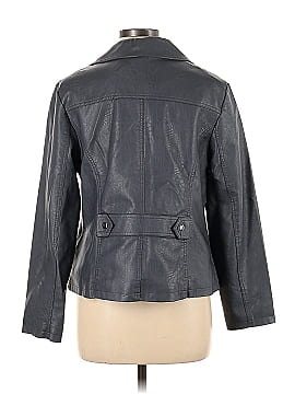 Alfani Faux Leather Jacket (view 2)