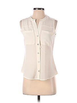 Max Studio Sleeveless Silk Top (view 1)