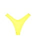 Shein Solid Yellow Swimsuit Bottoms Size M - photo 2