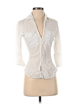 James Perse 3/4 Sleeve Button-Down Shirt (view 1)