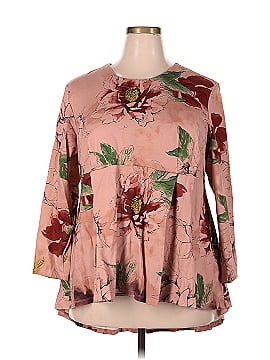 Melissa McCarthy Seven7 3/4 Sleeve Blouse (view 1)