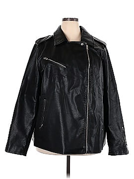 Lane Bryant Faux Leather Jacket (view 1)