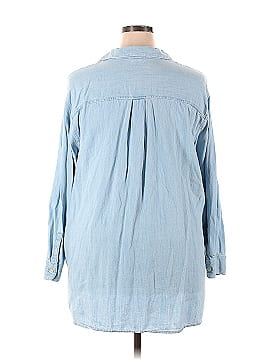 Old Navy 3/4 Sleeve Button-Down Shirt (view 2)