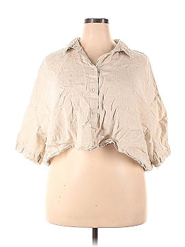 H&M 3/4 Sleeve Button-Down Shirt (view 1)