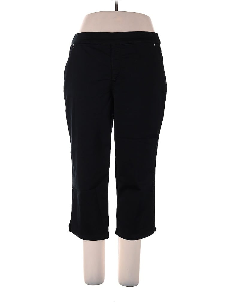 Intro Love Solid Black Casual Pants Size 14 - photo 1