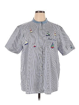 Quacker Factory Short Sleeve Button-Down Shirt (view 1)