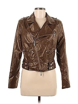 Bisou Bisou Faux Leather Jacket (view 1)