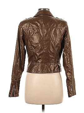 Bisou Bisou Faux Leather Jacket (view 2)