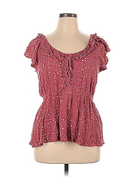 Maurices Short Sleeve Blouse (view 1)