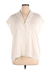 Ann Taylor Factory Sleeveless Button Down Shirt