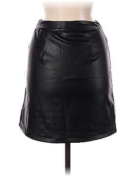 Assorted Brands Faux Leather Skirt (view 2)