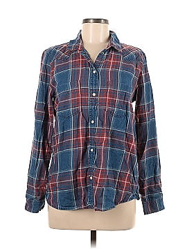 American Eagle Outfitters Long Sleeve Button-Down Shirt (view 1)