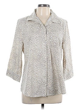 Chico's 3/4 Sleeve Button-Down Shirt (view 1)