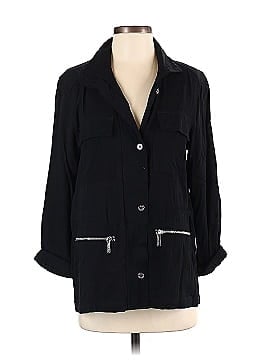 MICHAEL Michael Kors 3/4 Sleeve Button-Down Shirt (view 1)