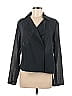 Akris Punto 100% Baumwolle Black Blue Blazer Size 6 - photo 1