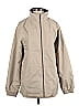 North End 100% Polyester Solid Tan Windbreaker Size S - photo 1