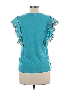 Greige Short Sleeve Top (view 2)