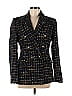 Zara 100% Polyester Tweed Black Blazer Size M - photo 1