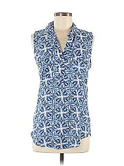 Ann Taylor Loft Sleeveless Button Down Shirt