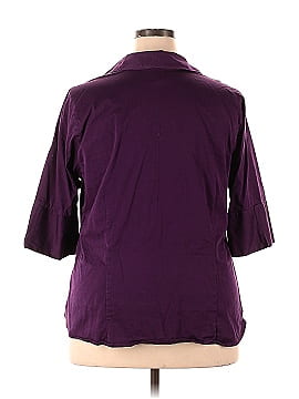 Lane Bryant 3/4 Sleeve Button-Down Shirt (view 2)