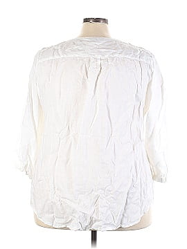 Go Silk 3/4 Sleeve Button-Down Shirt (view 2)