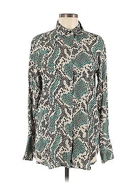 Topshop Long Sleeve Blouse (view 1)