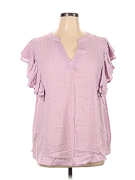 Maurices Short Sleeve Blouse (view 1)