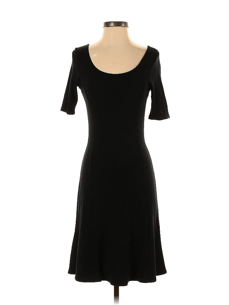 Robe Cocktail Soirée Ann Taylor Loft Taille 2P - Noir, Coton, Occasion Très Bon état