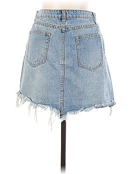 Signature Eight Denim Skirt (view 2)