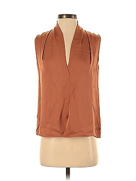 Vince. Sleeveless Silk Top (view 1)