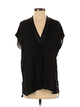 Vince. Short Sleeve Silk Top (view 1)