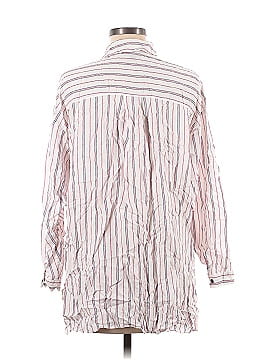 Topshop Long Sleeve Button-Down Shirt (view 2)