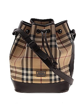 Burberry Novacheck Coated Canvas Bucket Bag (view 1)