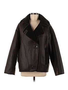 Zara Faux Leather Jacket (view 1)