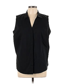 Worthington Sleeveless Button-Down Shirt (view 1)