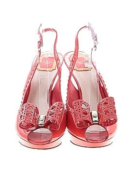 Christian Dior Bow Peep Toe Slingback Sandals (view 2)