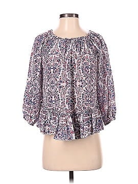 Rebecca Taylor 3/4 Sleeve Silk Top (view 1)