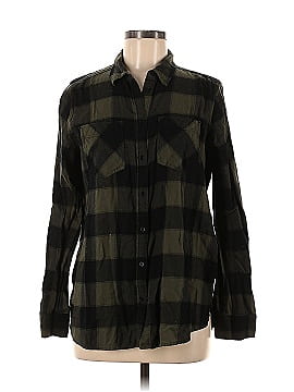 Express Outlet Long Sleeve Button-Down Shirt (view 1)