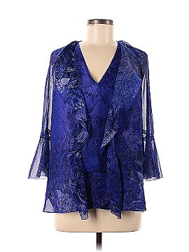 Elie Tahari 3/4 Sleeve Silk Top (view 1)