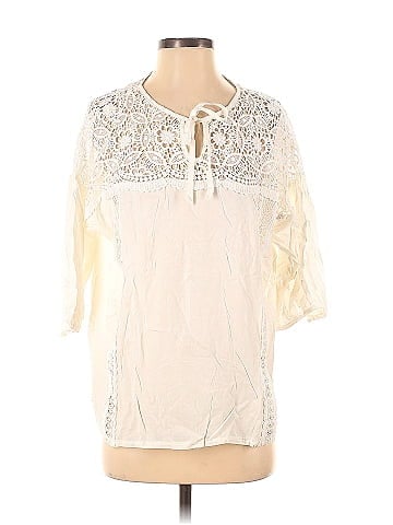 Main Strip 3/4 Sleeve Blouse (view 1)