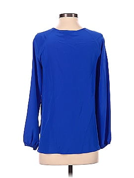 Amanda Uprichard Long Sleeve Silk Top (view 2)